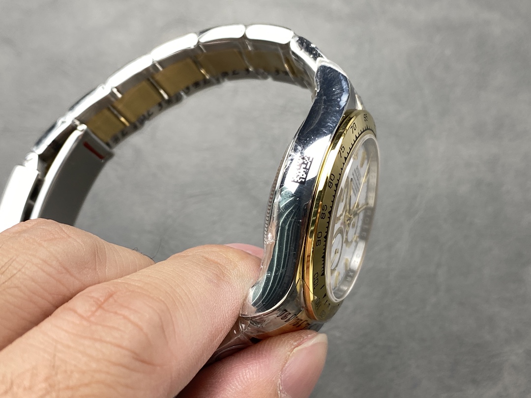 Rolex Two Tone Daytona 126503 White Dial Replica Watch