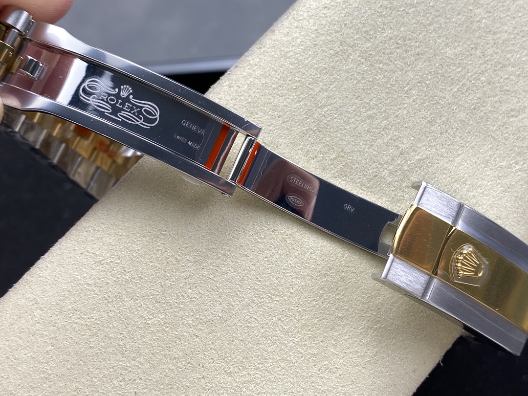 Rolex Datejust Two-Tone Steel Yellow Gold Fluted Bezel m126233 0035 36mm Unisex Replica Watch