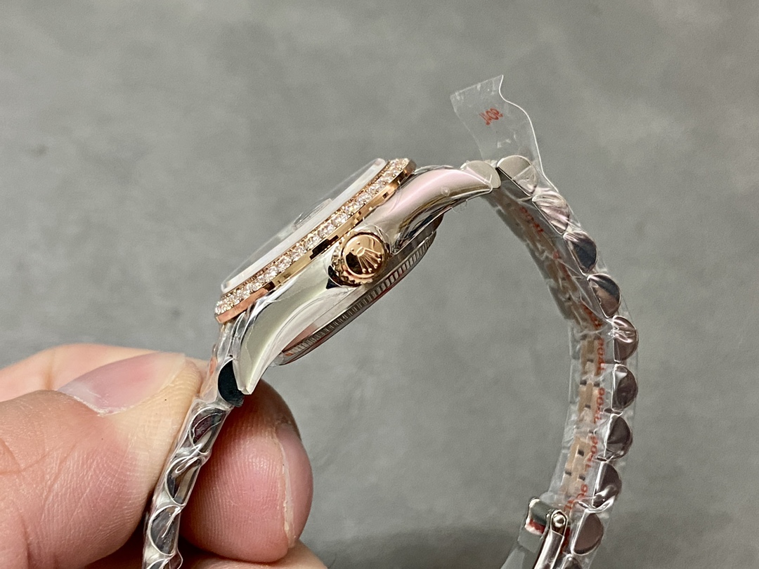 Rolex Datejust 28 Chocolate Diamond Dial m279135rbr 0018 Women's Watch