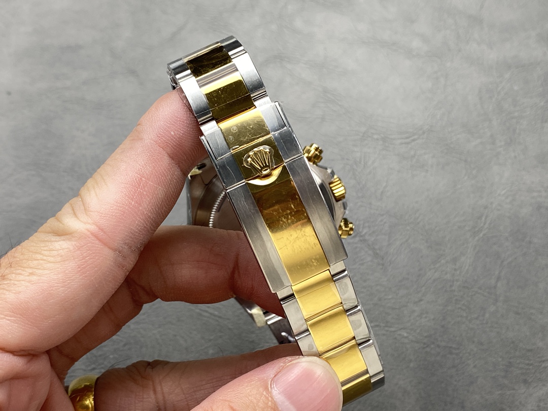 Rolex Two Tone Daytona 126503 White Dial Replica Watch