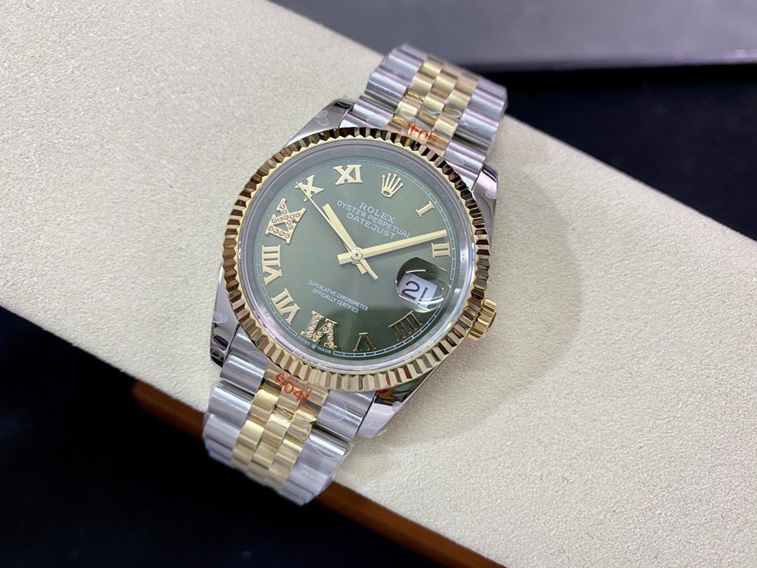 Rolex Datejust m126233 0025 Olive Green Dial 36MM Unisex Replica Watch