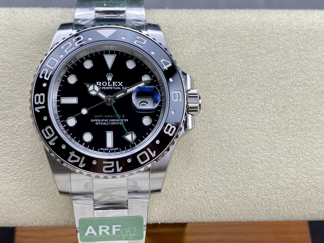 Rolex GMT-Master II 40mm Black Bezel 116710LN Men's Watch