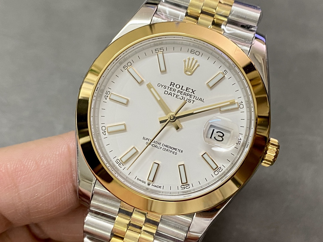 Rolex Datejust 41 Stainless Steel and Yellow Gold M126303 0016 Men's Watch