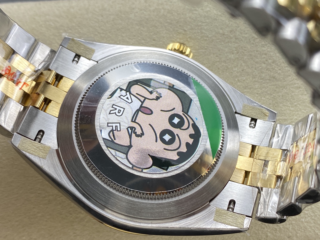 Rolex Datejust Two-Tone Steel Yellow Gold Fluted Bezel m126233 0035 36mm Unisex Replica Watch