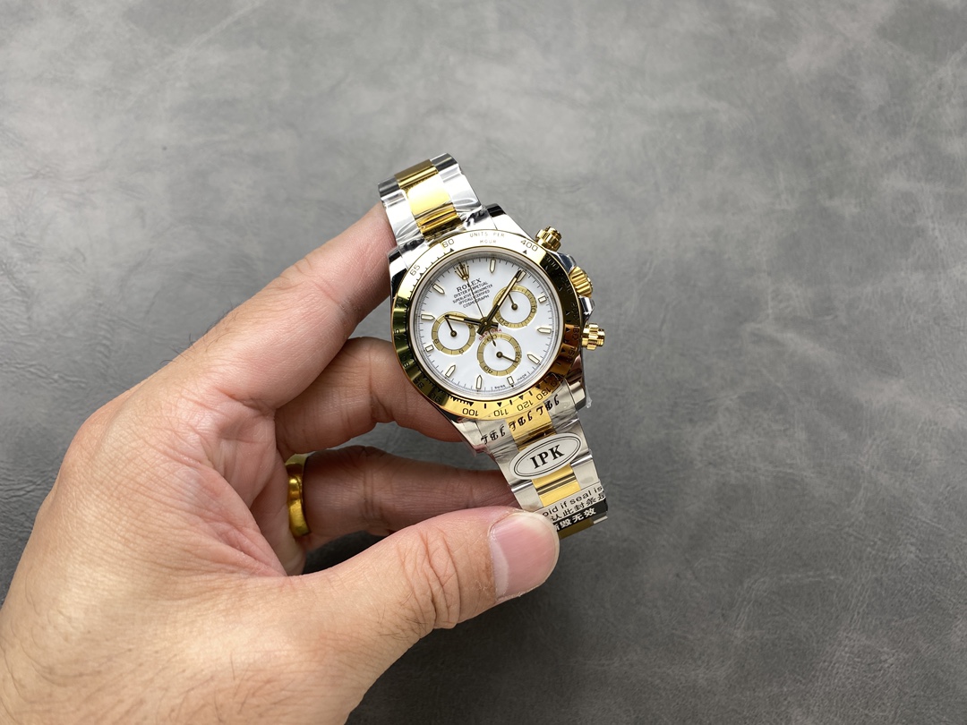 Rolex Two Tone Daytona 126503 White Dial Replica Watch