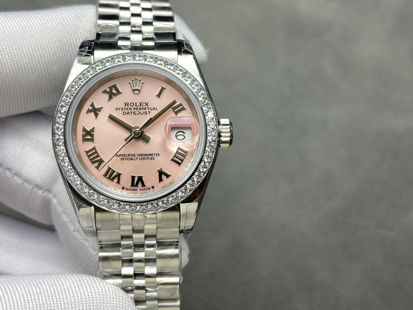 Rolex Datejust 28 Pink Roman Jubilee 279384RBR 0005 Women's Watch