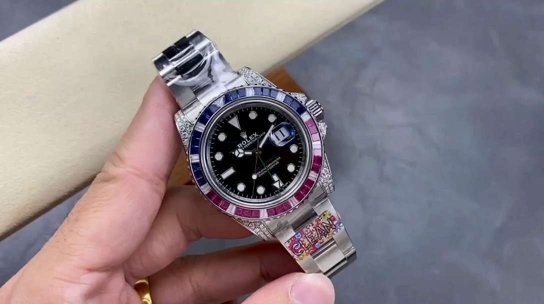Rolex GMT Master II 116759SA Black Dial 40mm Mens Replica Watch