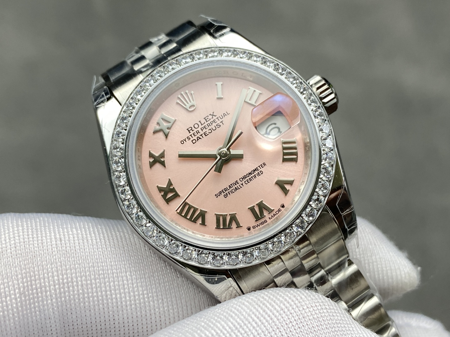 Rolex Datejust 28 Pink Roman Jubilee 279384RBR 0005 Women's Watch