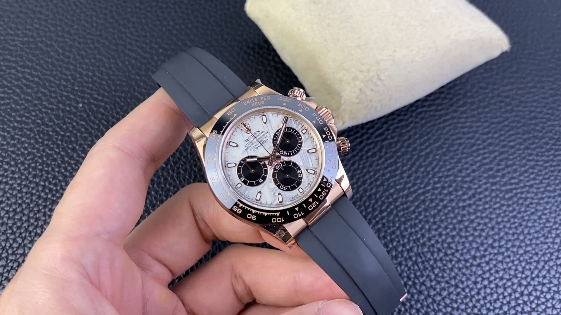Rolex Cosmograph Daytona 40 mm Meteorite Dial Everose Gold 116515ln 0055