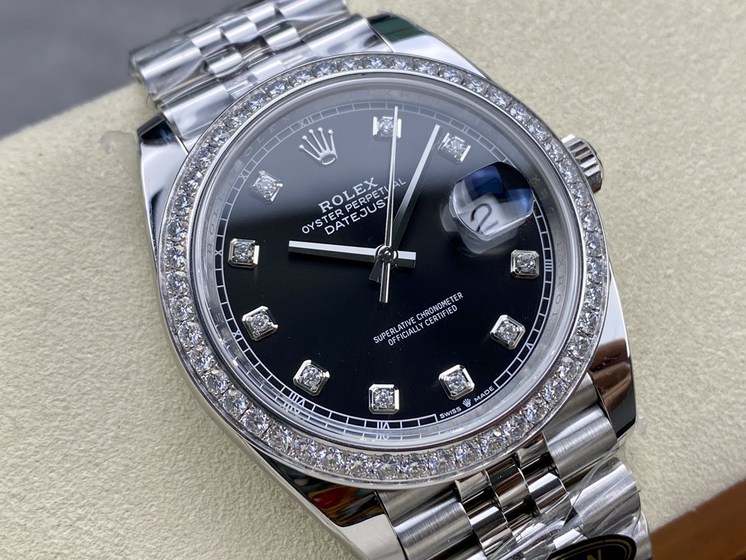 Rolex Datejust Stainless Steel 126284RBR 0019 Black Diamond Jubilee