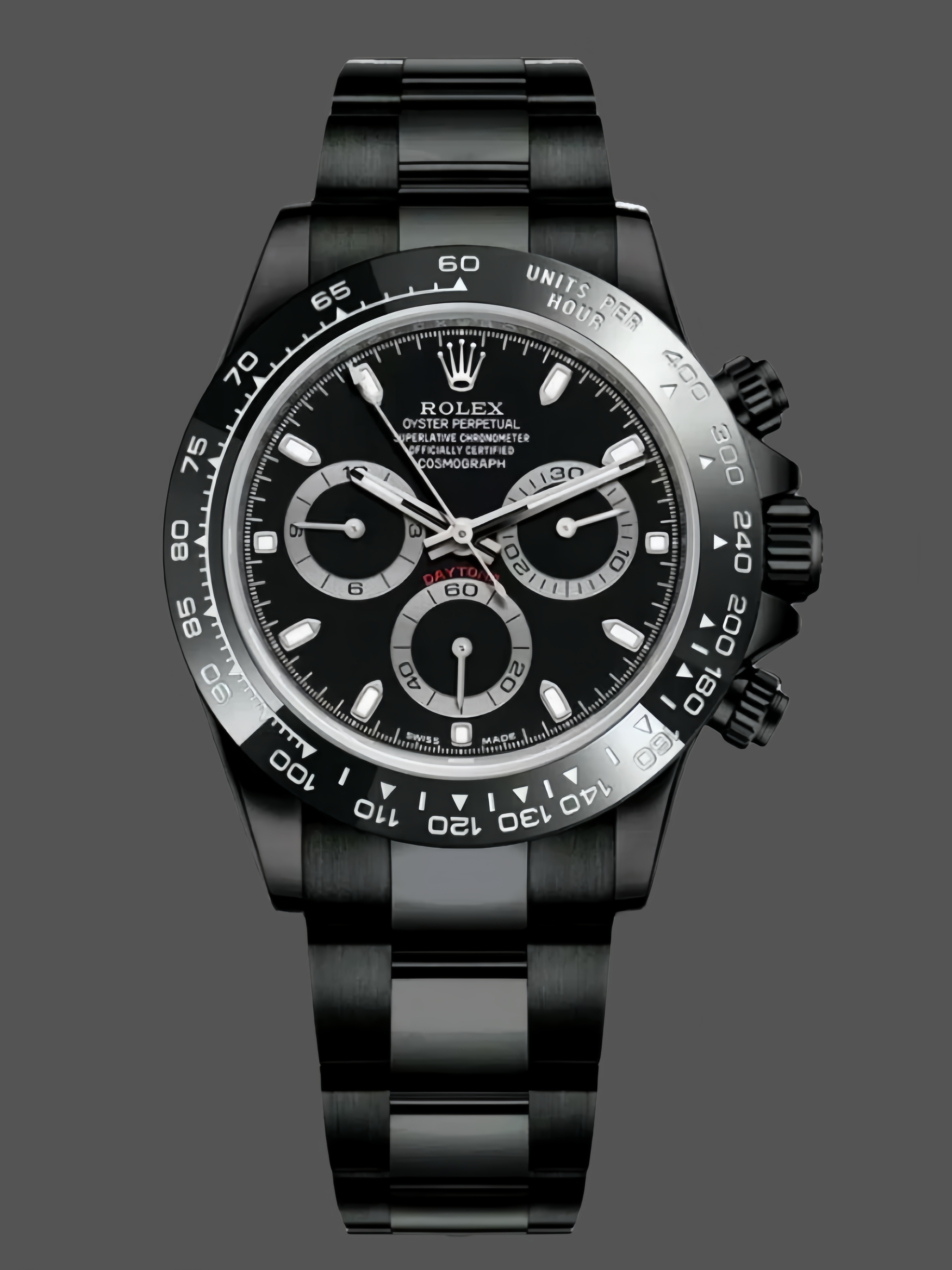 Rolex Cosmograph Daytona 116500LN Carbon Black Coated Limited Edition Watch