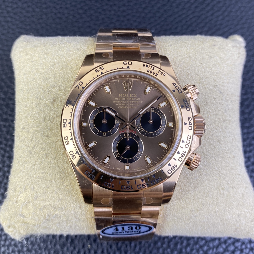 Rolex Cosmograph Daytona 40mm Everose Chocolate Dial 116505 Men's Watch