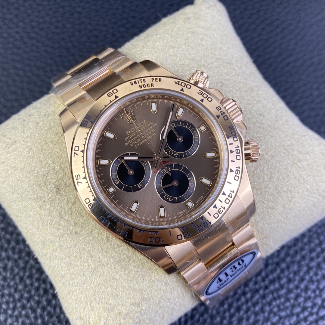 Rolex Cosmograph Daytona 40mm Everose Chocolate Dial 116505 Men's Watch