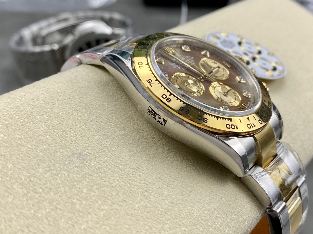 Rolex Daytona 116523 Dark MOP Black Dial 40mm Mens Replica Watch