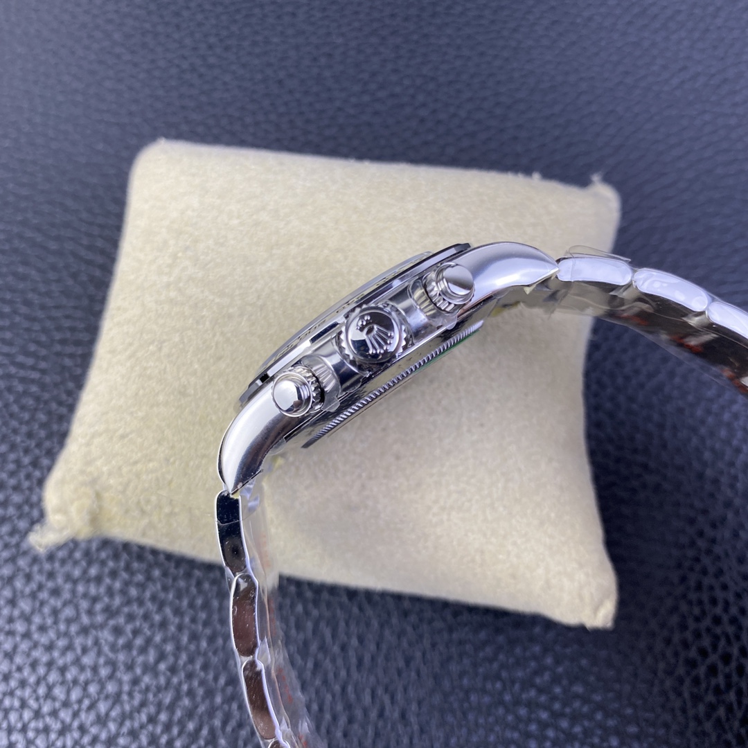 Rolex Cosmograph Daytona 116509 White Arabic Dial White Gold 40MM Mens Replica Watch