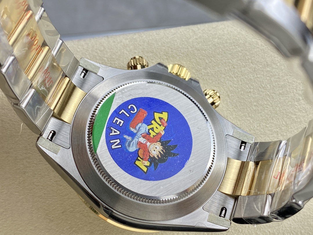 Rolex Daytona 116523 White Arabic Panda Dial 40mm Mens Replica Watch