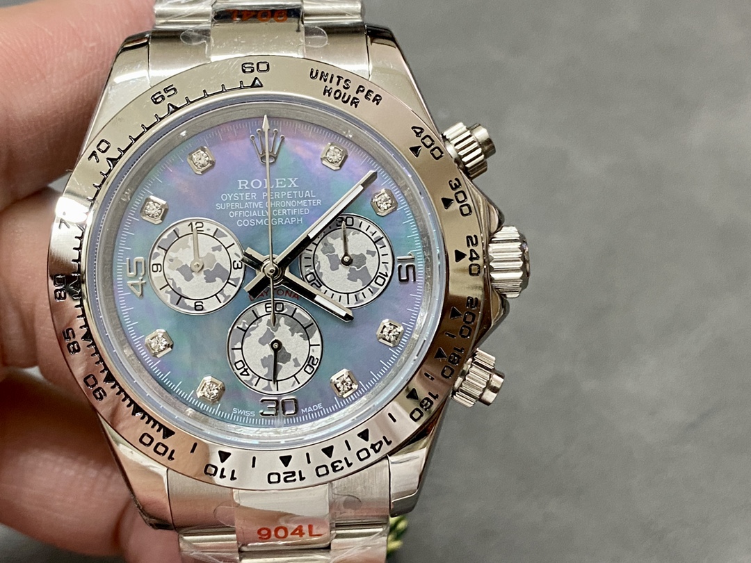 Rolex Cosmograph Daytona 116509 Diamond Markings 40MM Mens Replica Watch