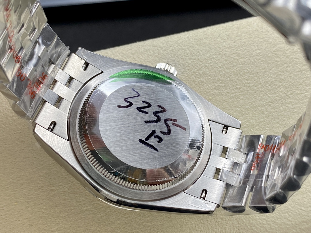 Rolex Datejust 126200 Stainless Steel Automatic Blue Motif Wave Dial 36MM Unisex Replica Watch