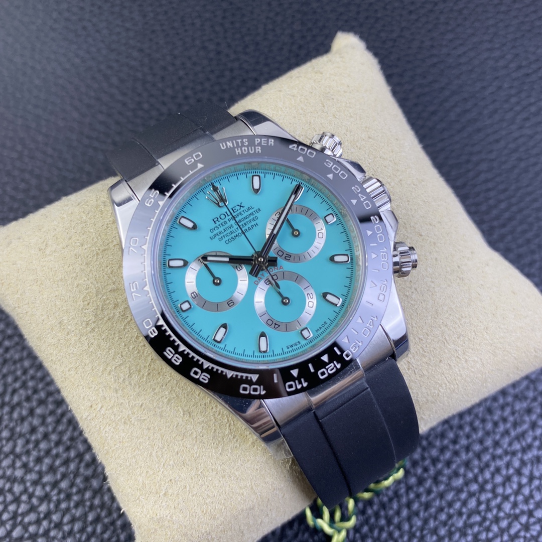 Rolex Daytona 40mm Ice Blue Ceramic Bezel 4 116519LN Men's Watch