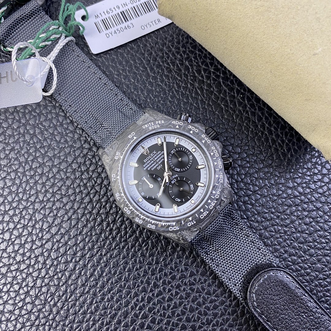 Rolex Daytona Cosmograph DIW Carbon Fiber Black Dial 40mm