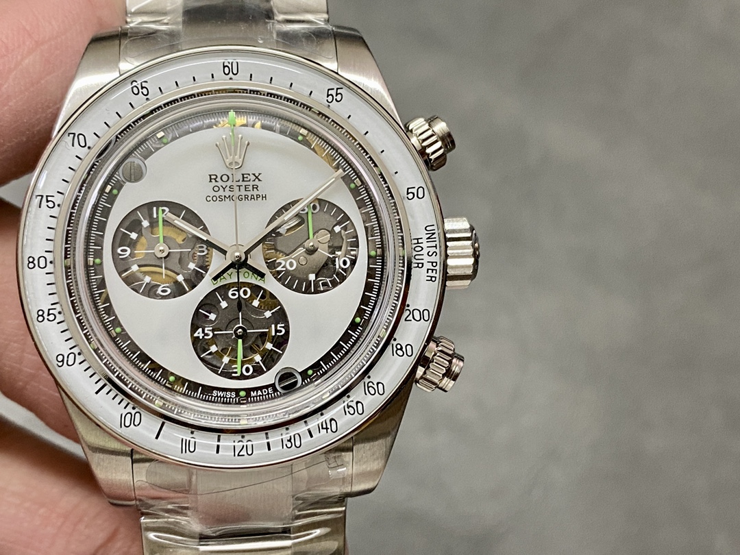 Rolex Daytona Cosmograph Artisans De Geneve Edition White Dial Men's Watch