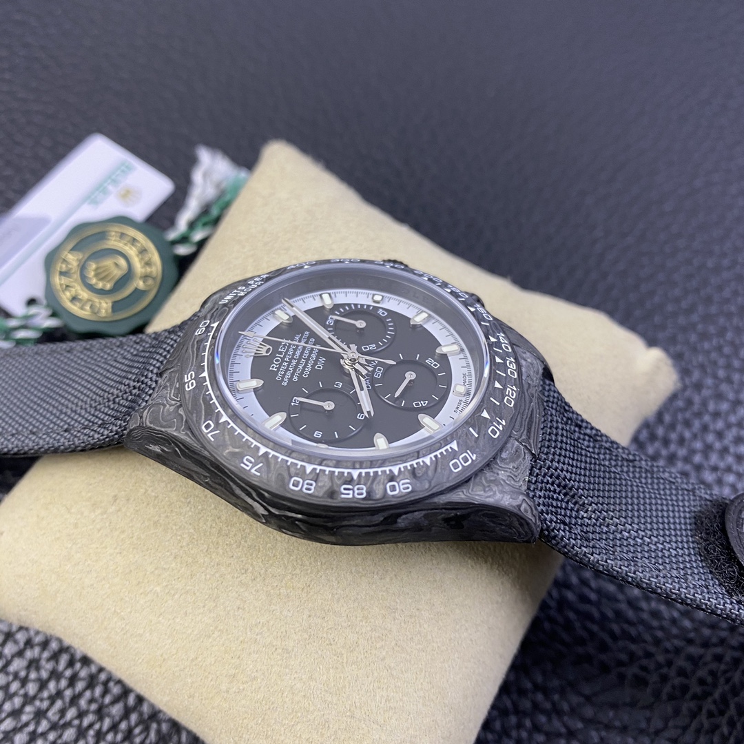 Rolex Daytona Cosmograph DIW Carbon Fiber Black Dial 40mm