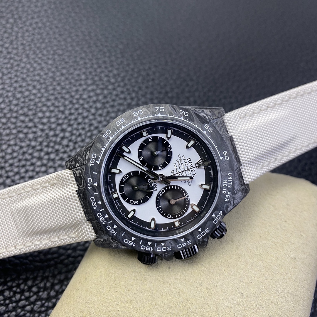 Rolex Daytona Cosmograph DIW Watch Factory Movement Designer 40 Carbonfiber