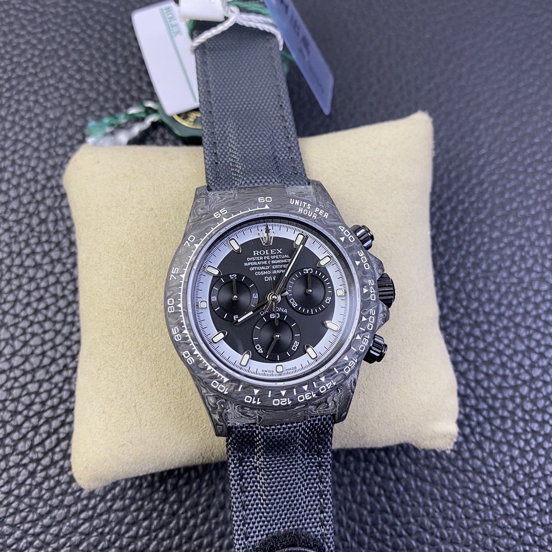 Rolex Daytona Cosmograph DIW Carbon Fiber Black Dial 40mm