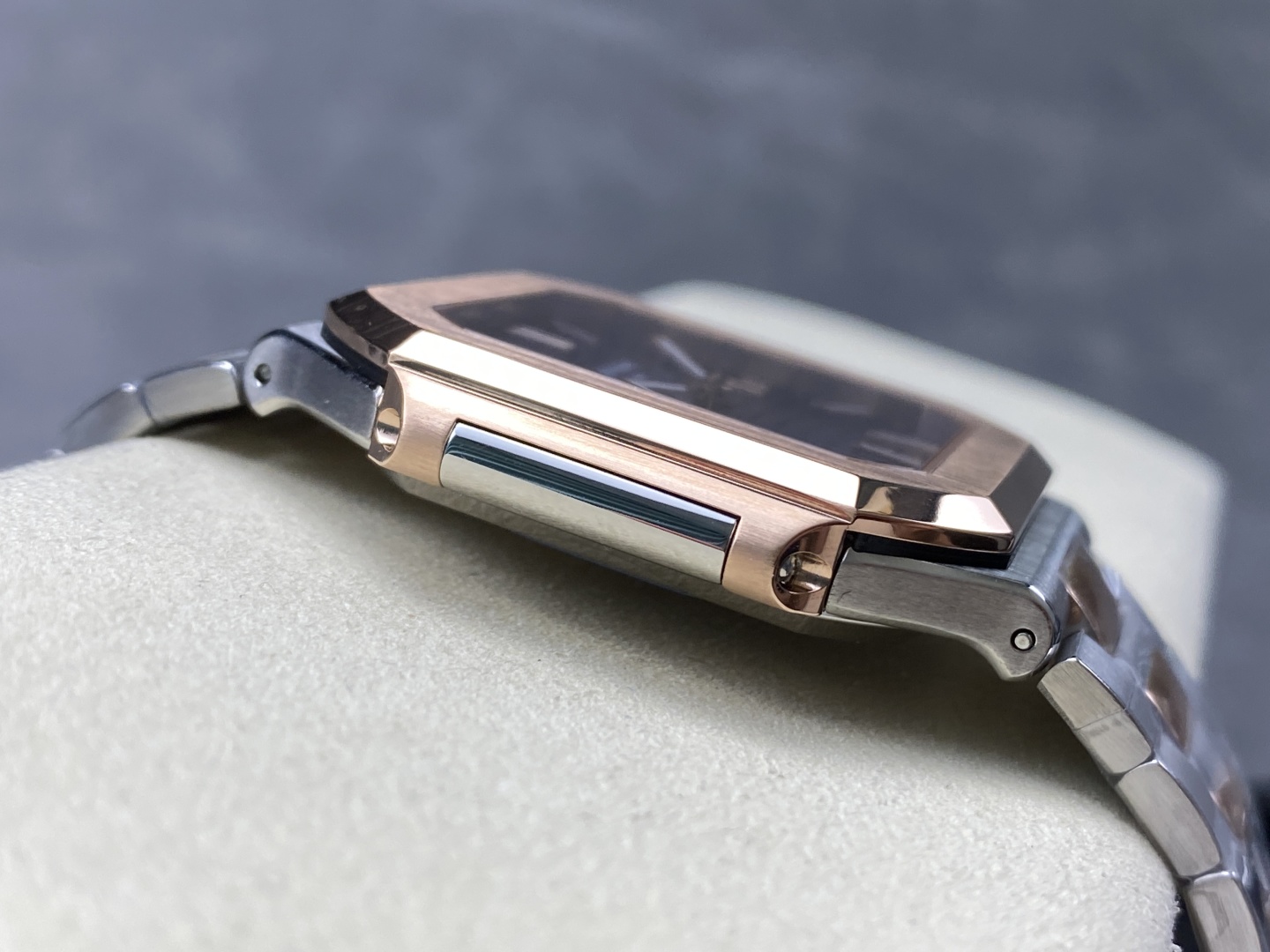 Patek Philippe Cubitus 5821/1AR-001 Stainless Steel Rose Gold Blue Dial Men's Watch