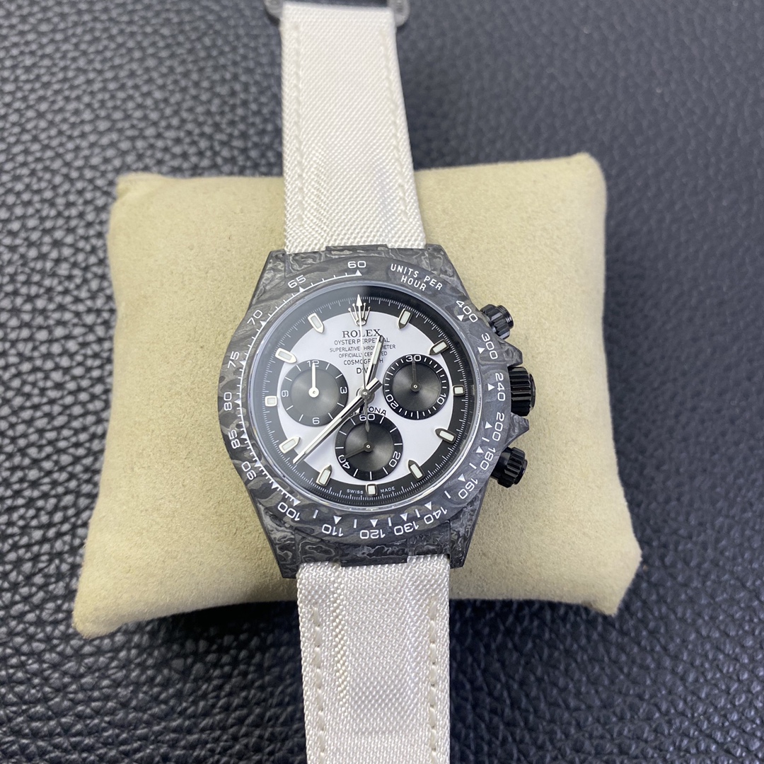 Rolex Daytona Cosmograph DIW Watch Factory Movement Designer 40 Carbonfiber