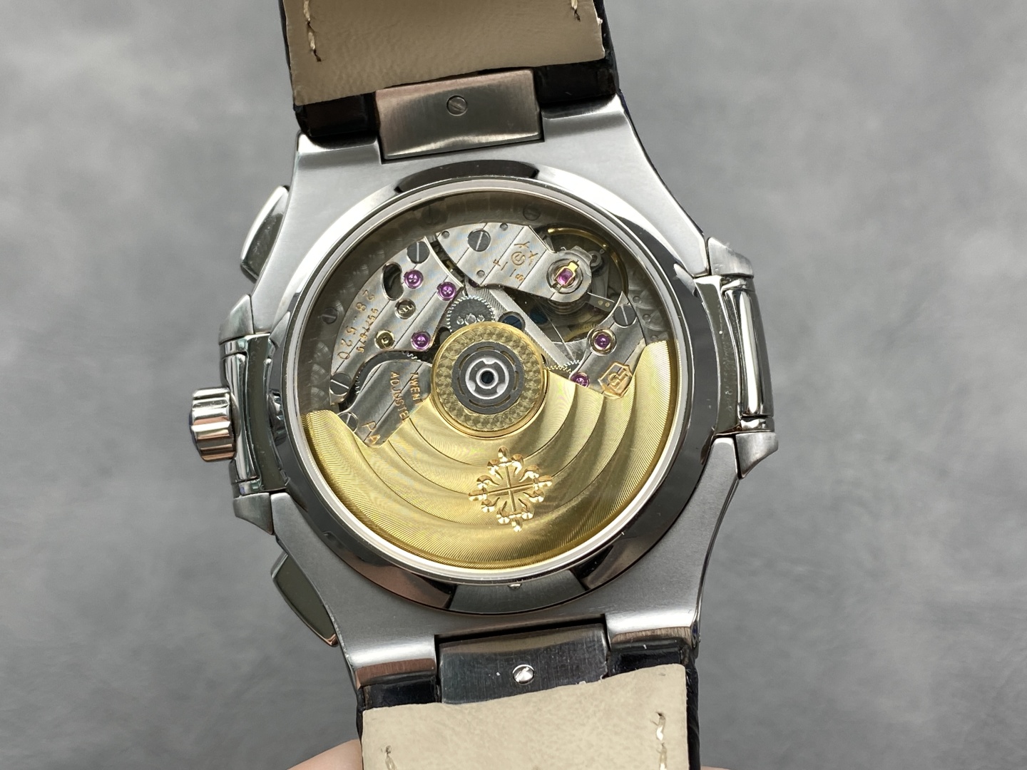 Patek Philippe Nautilus Chronograph Stainless Steel Blue Dial 5980 1A 001