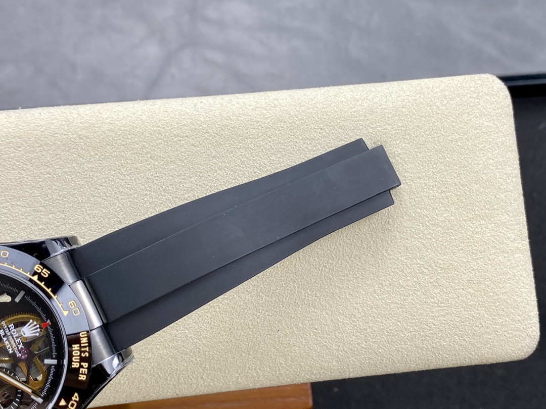 Rolex Daytona Blaken Black 1:1 Mirror Skeleton Dial 40mm Men's Watch