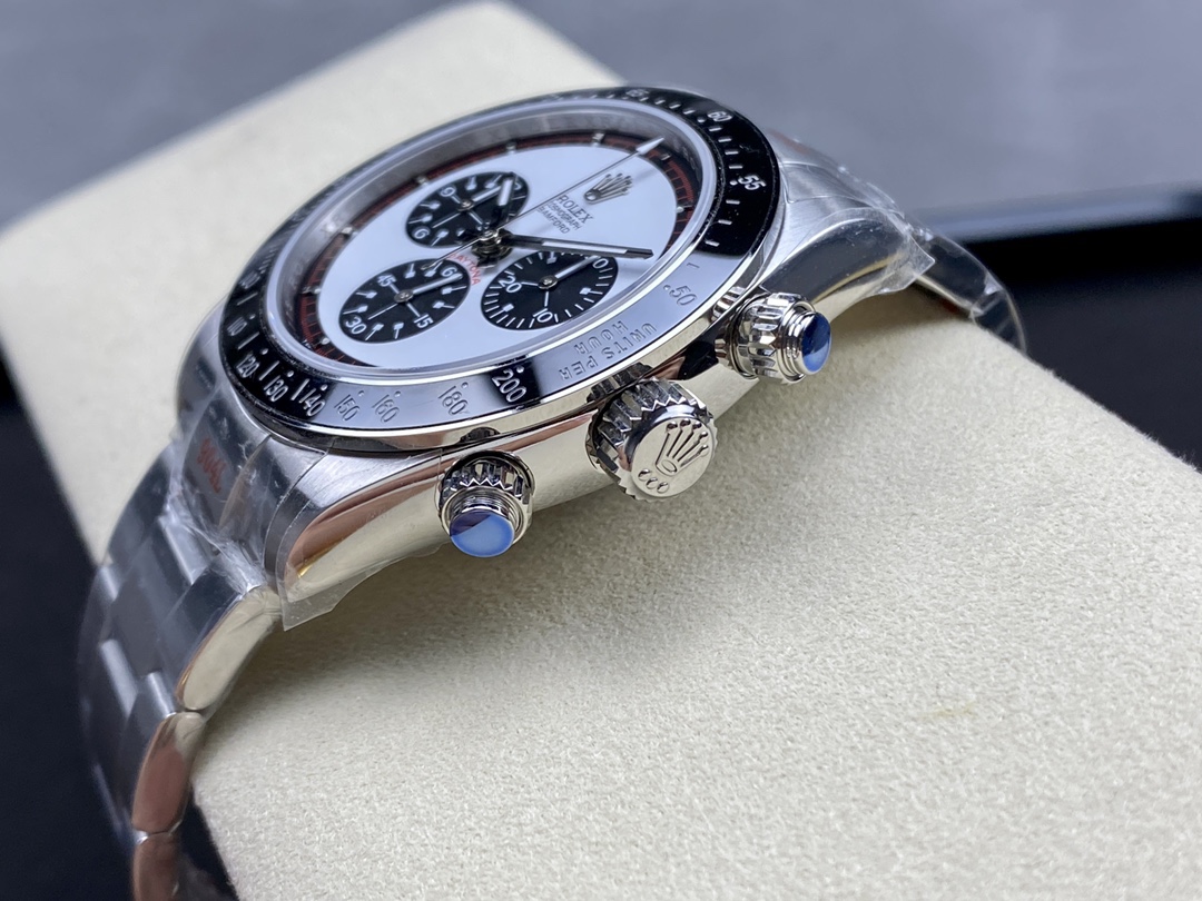 Rolex Cosmograph Daytona 116520 Bamford Paul Newman White Dial Steel 40mm Men's Watch