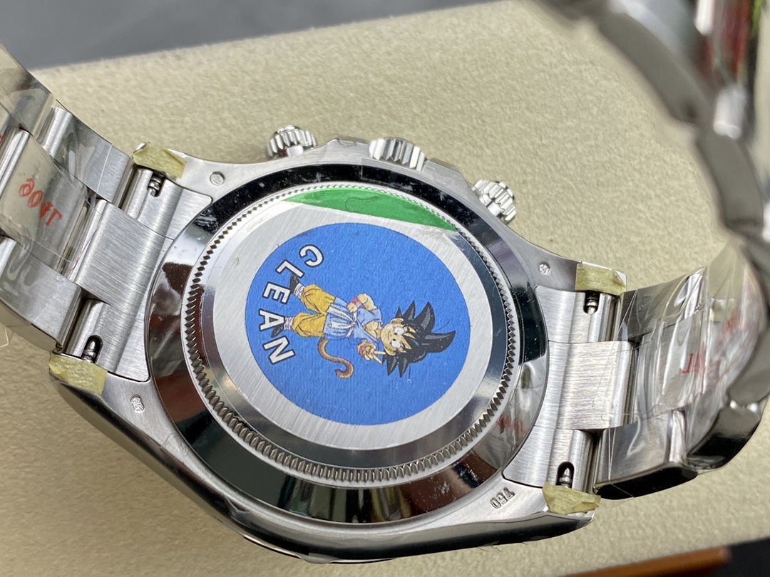 Rolex Cosmograph Daytona 40MM White Gold Rare Rubellite Dial 116509 Men's Watch