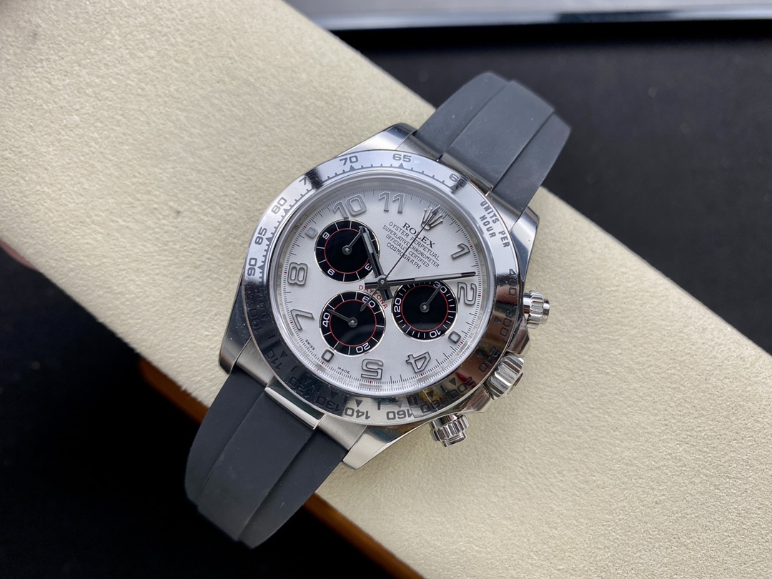 Rolex Cosmograph Daytona White Gold Case Panda Dial 116519 Men's Watch