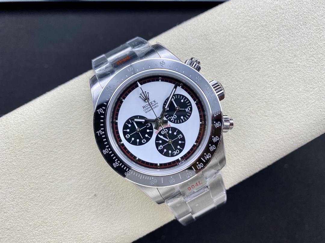 Rolex Cosmograph Daytona 116520 Bamford Paul Newman White Dial Steel 40mm Men's Watch
