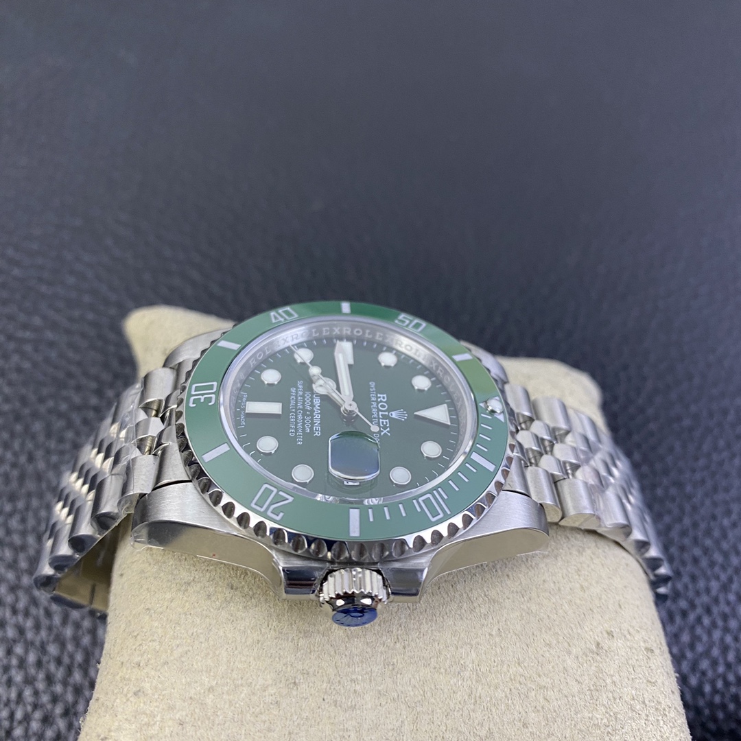 Rolex Submariner 116610LV Jubilee Bracelet 40mm Green Dial Men's Diver