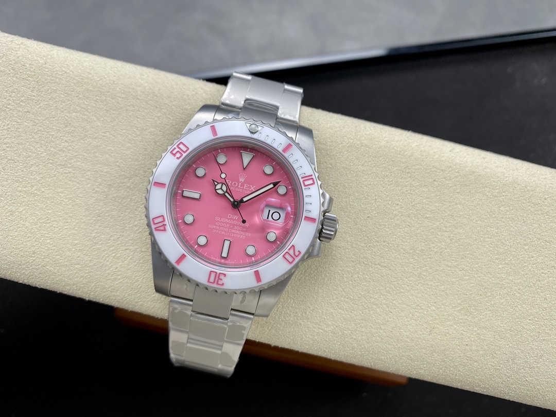 Rolex DIW Submariner Date 116610 Limited Edition Full 904L Pink Dial 40mm