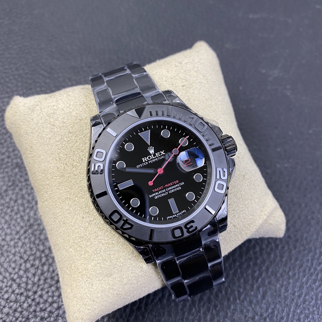 Rolex Yacht Master Triple Red Titan Black 116622 40MM Men's Watch