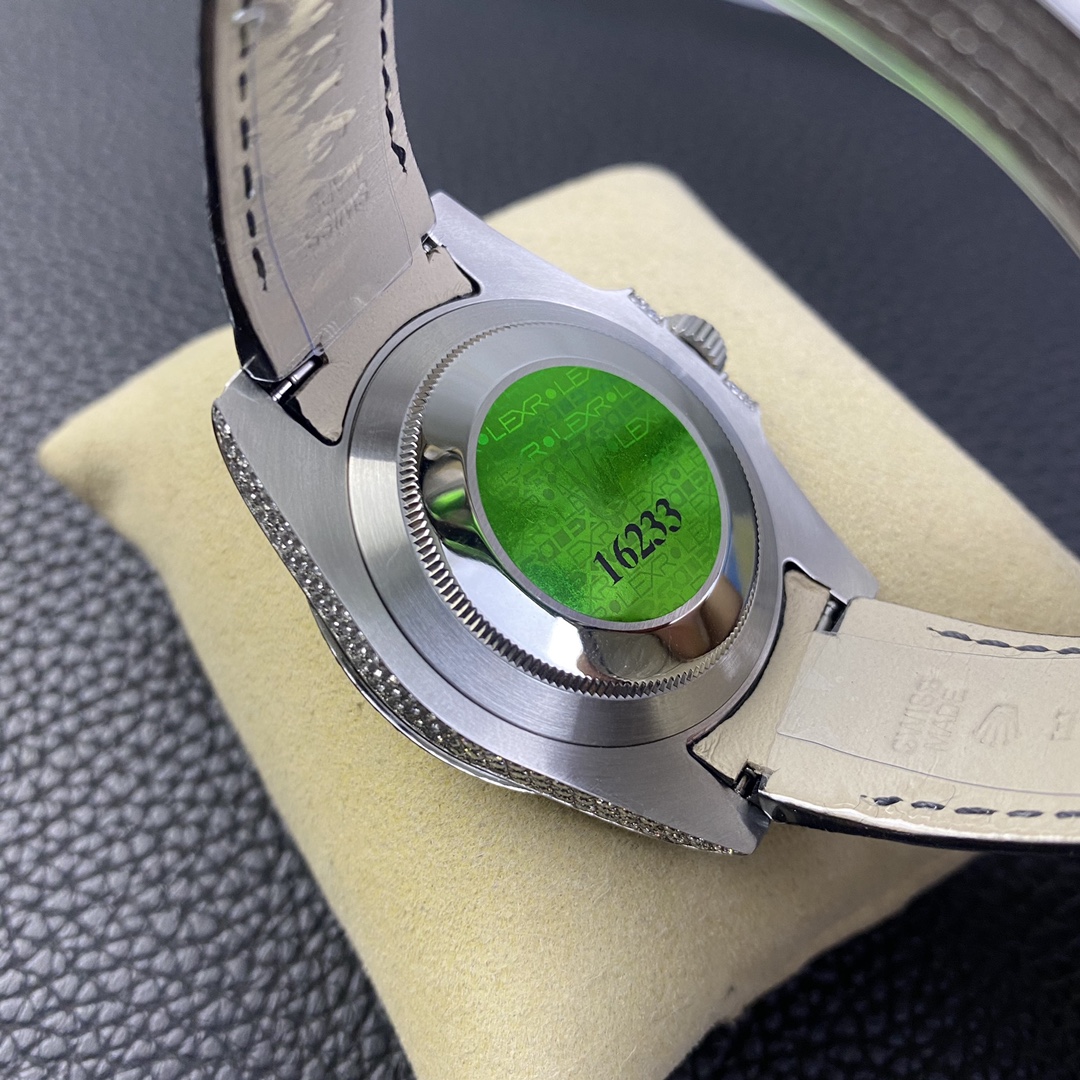 Rolex Submariner Diamond Case Black Dial 116610 40MM Men's Watch