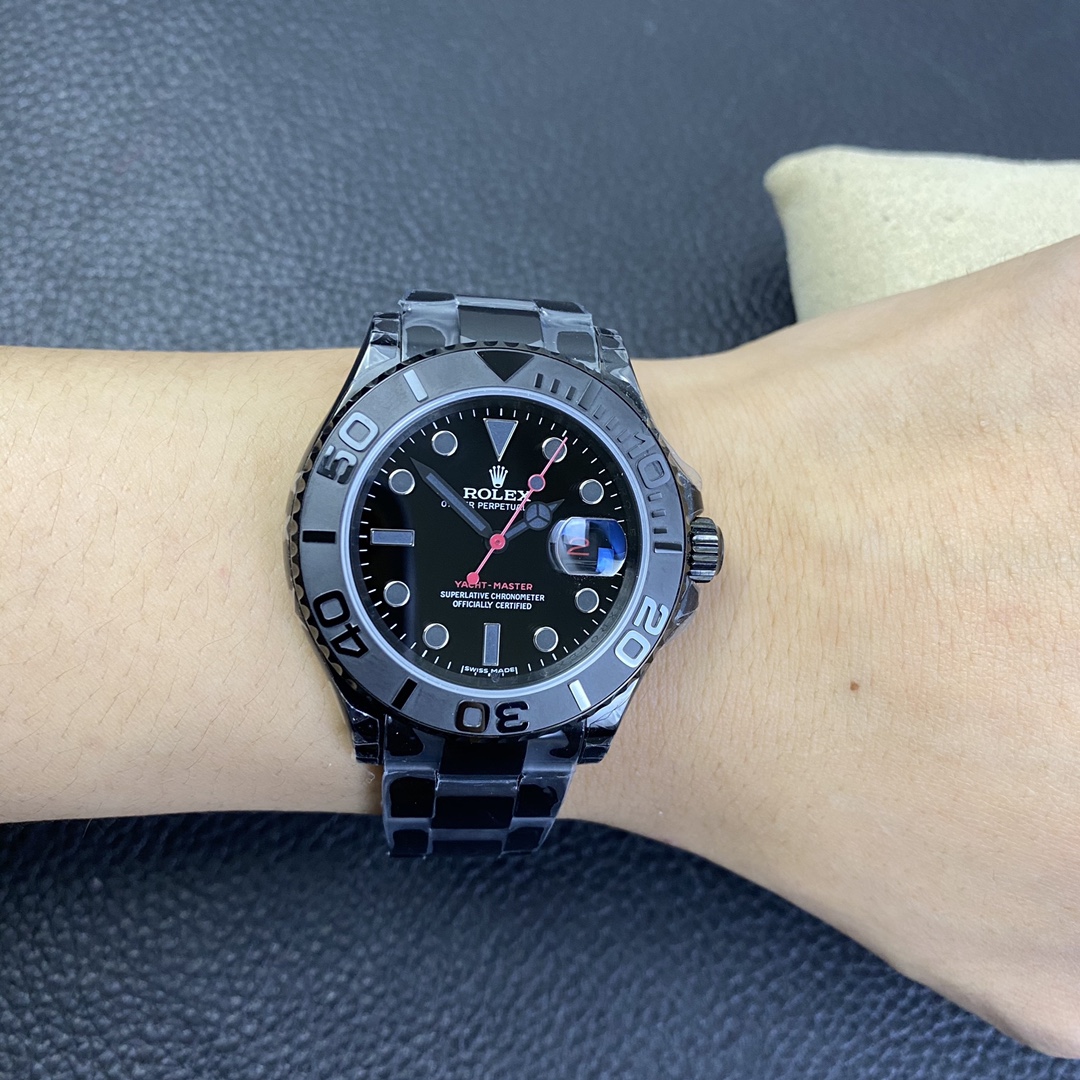 Rolex Yacht Master Triple Red Titan Black 116622 40MM Men's Watch