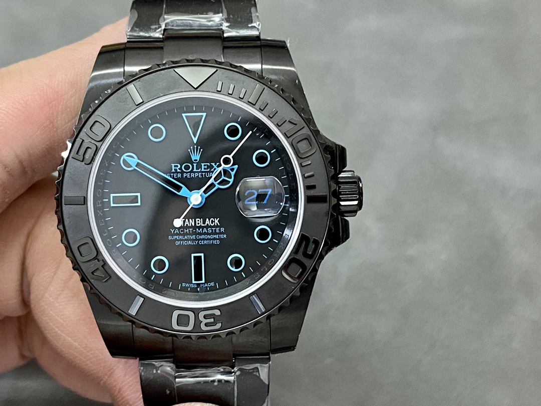 Rolex Yacht Master Steel Limited Edition 40mm 126622-0002 Black Venom Luxury Rebel