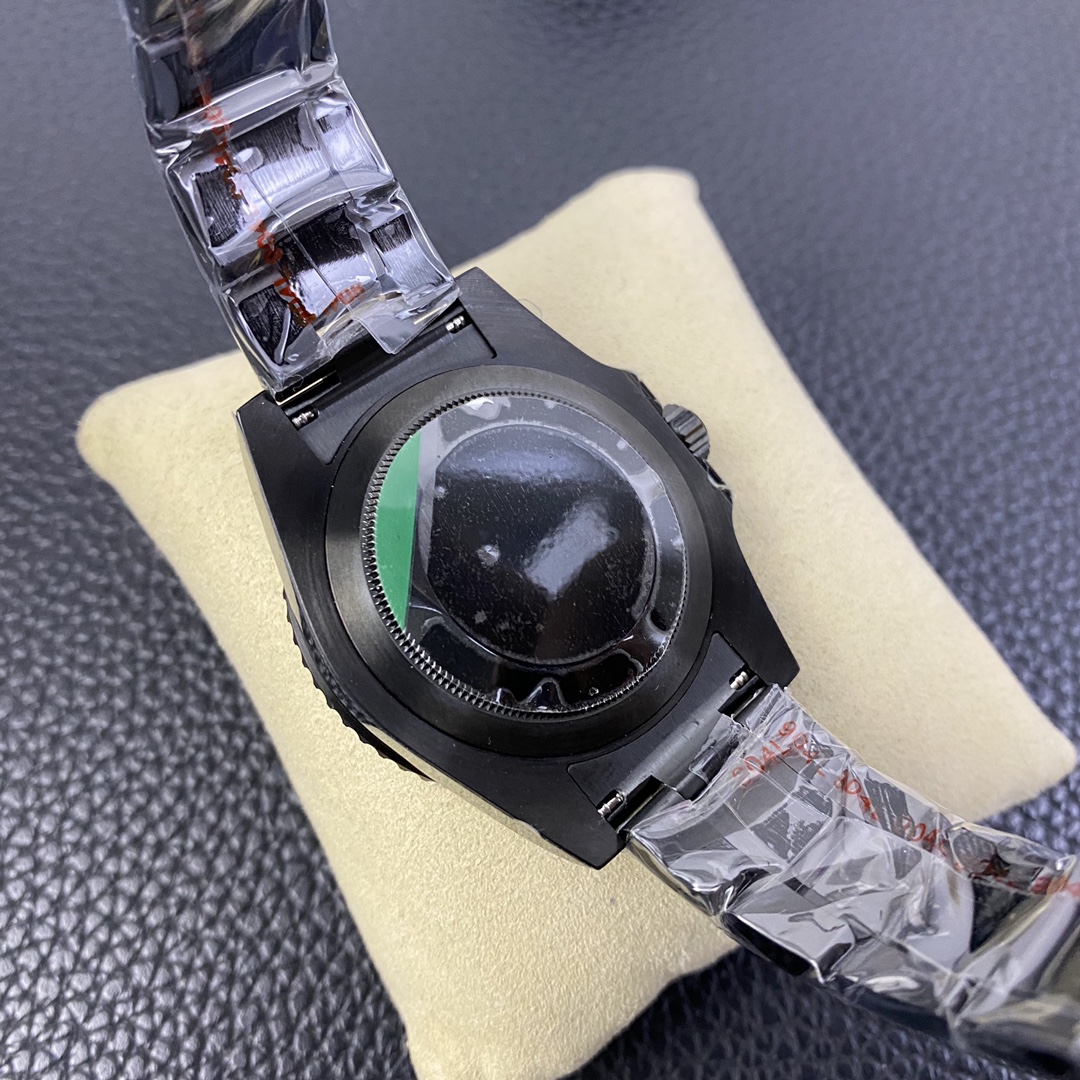 Rolex GMT Master II Black PVD/DLC Coated Black Dial Stainless Steel 16710 Men's Watch