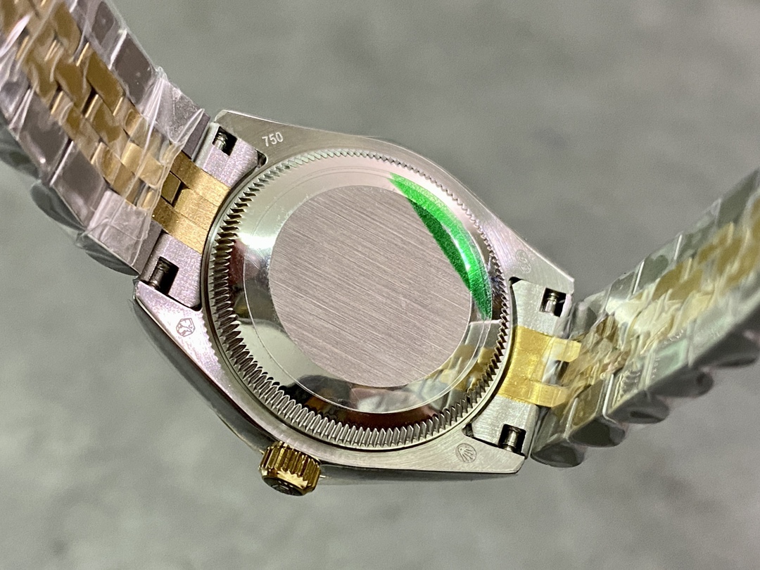 Rolex Datejust 31mm 278343RBR 0032 Green Floral Motif Dial Yellow Rolesor Jubilee Ladies Watch