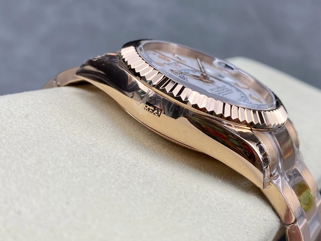 Rolex Sky Dweller 42 Rose Gold White Dial M336935 0003 Men's Watch