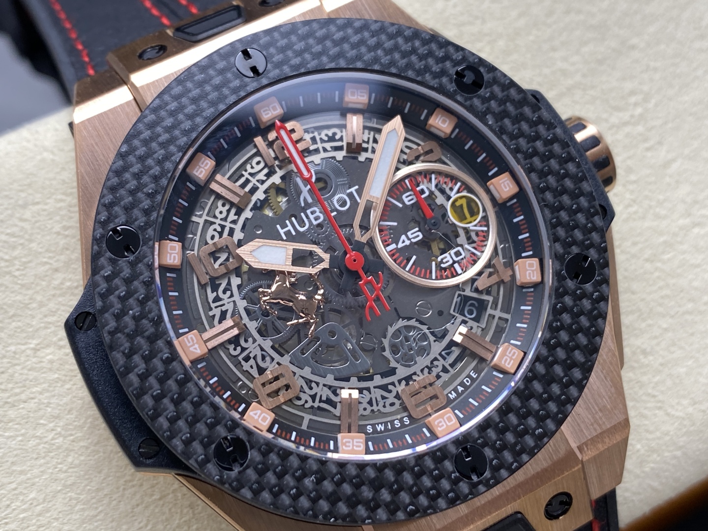Hublot Big Bang 45MM Unico Ferrari 401.OX.0123.VR Men's Replica Watch