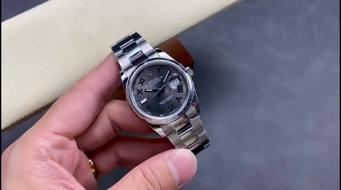 Rolex Datejust 36 Wimbledon Dial Midsize M126234 0046 Luxury Unisex Watch