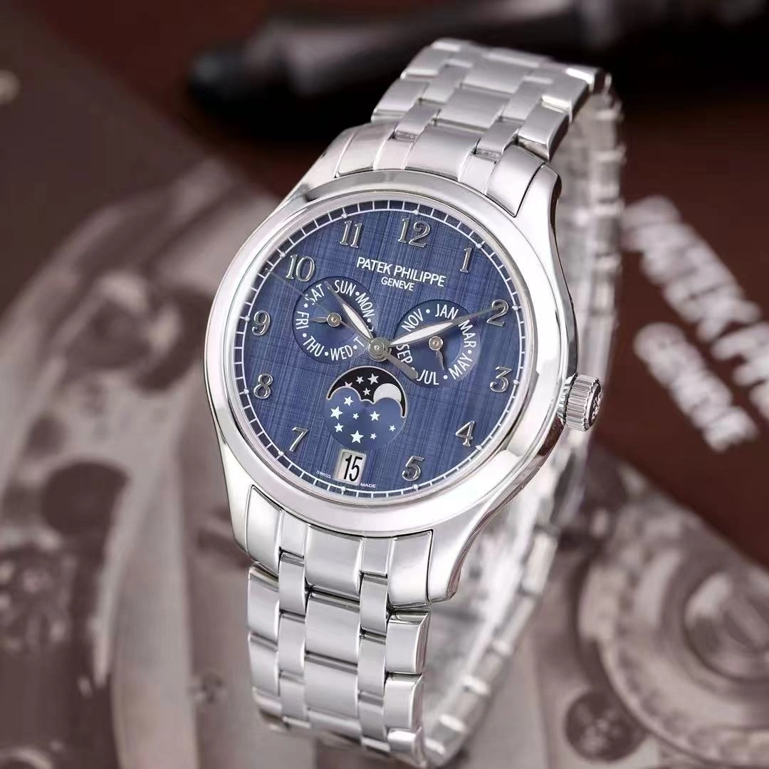 Patek Philippe Complications Annual Calendar Moonphase Steel 4947/1A-001 38mm Replica Watch