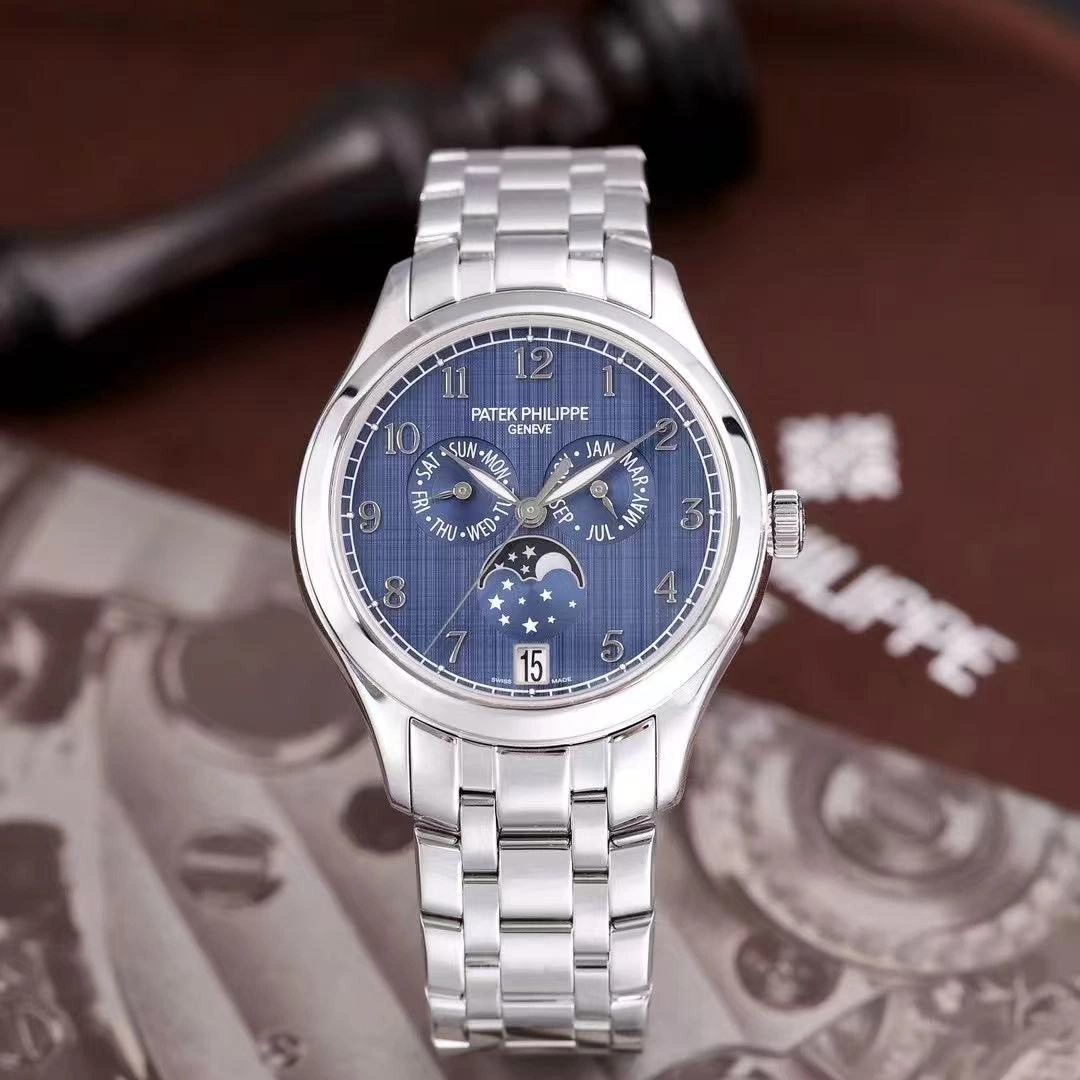 Patek Philippe Complications Annual Calendar Moonphase Steel 4947/1A-001 38mm Replica Watch