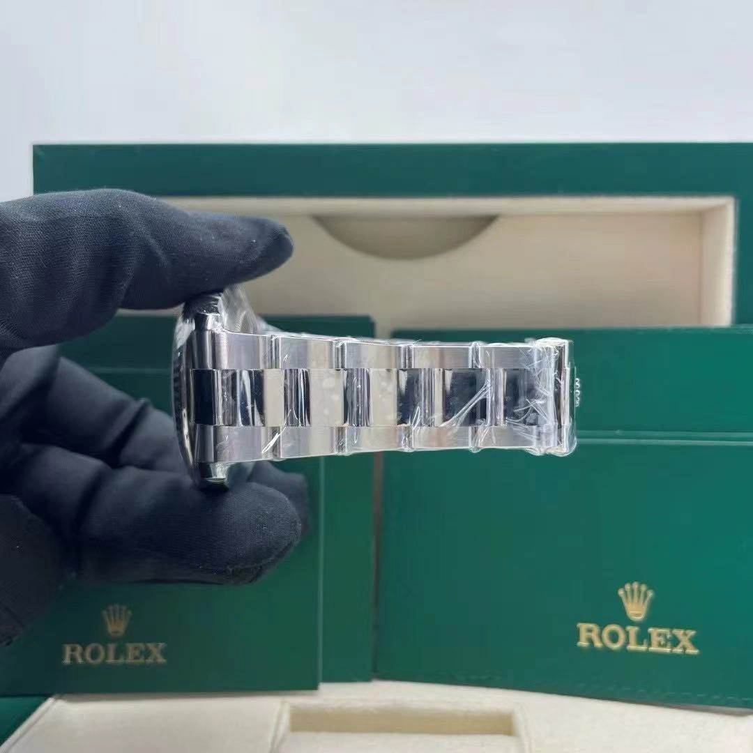 Rolex Datejust 41 Fluted Bezel Black Diamond Dial m126334 0011 Mens Replica Watch